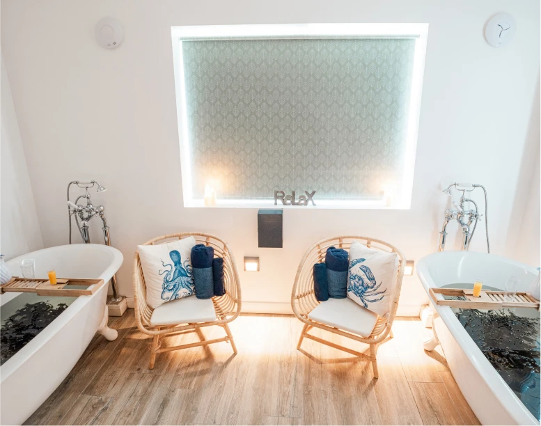 Seaweed Spa Setup